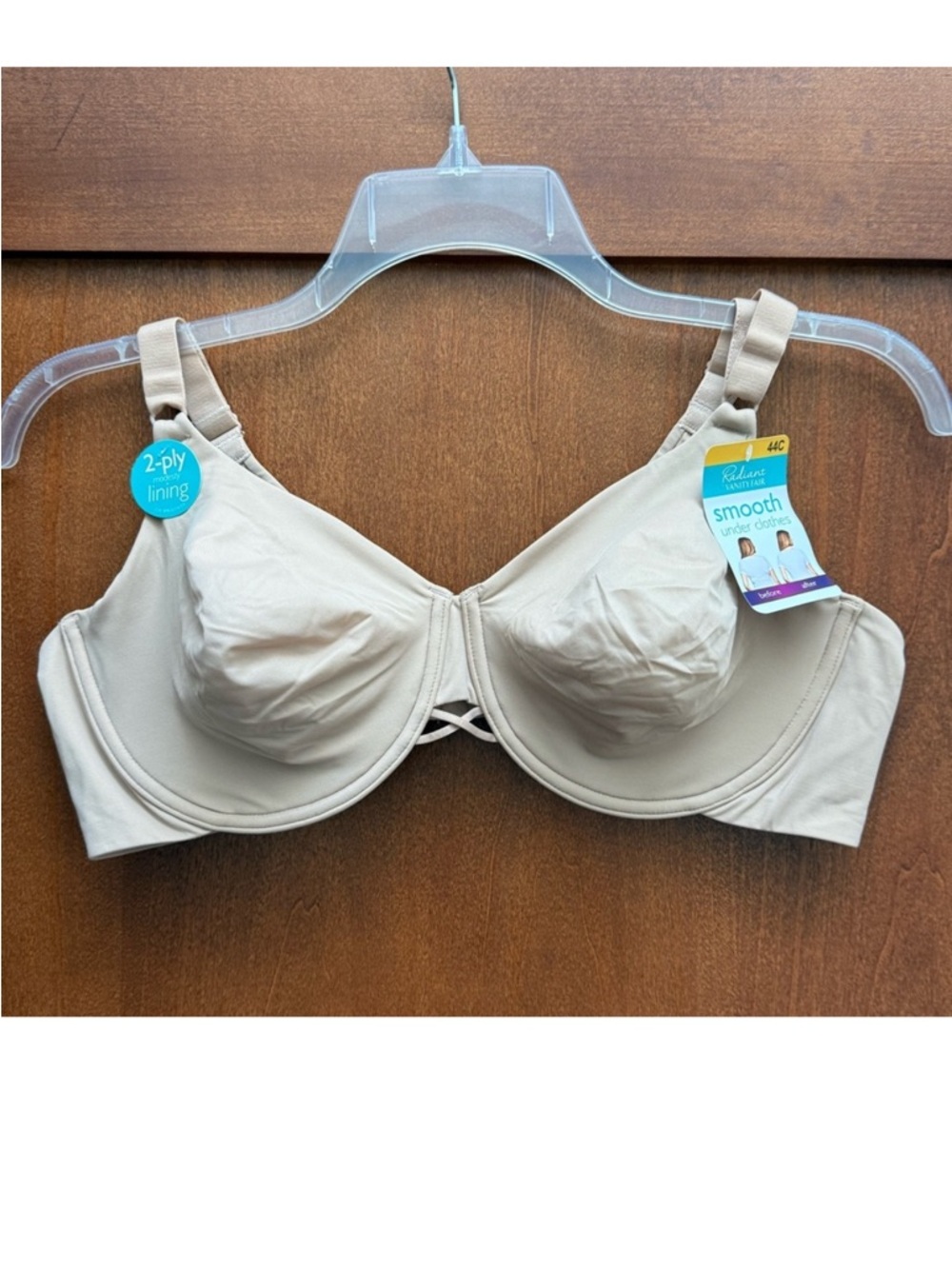 Vanity Fair Radiant Collection Women's Tan Bra